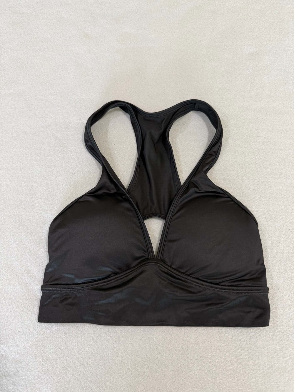 Smart & Sexy Women's Black Plunge Sport Bra Size Small #260114